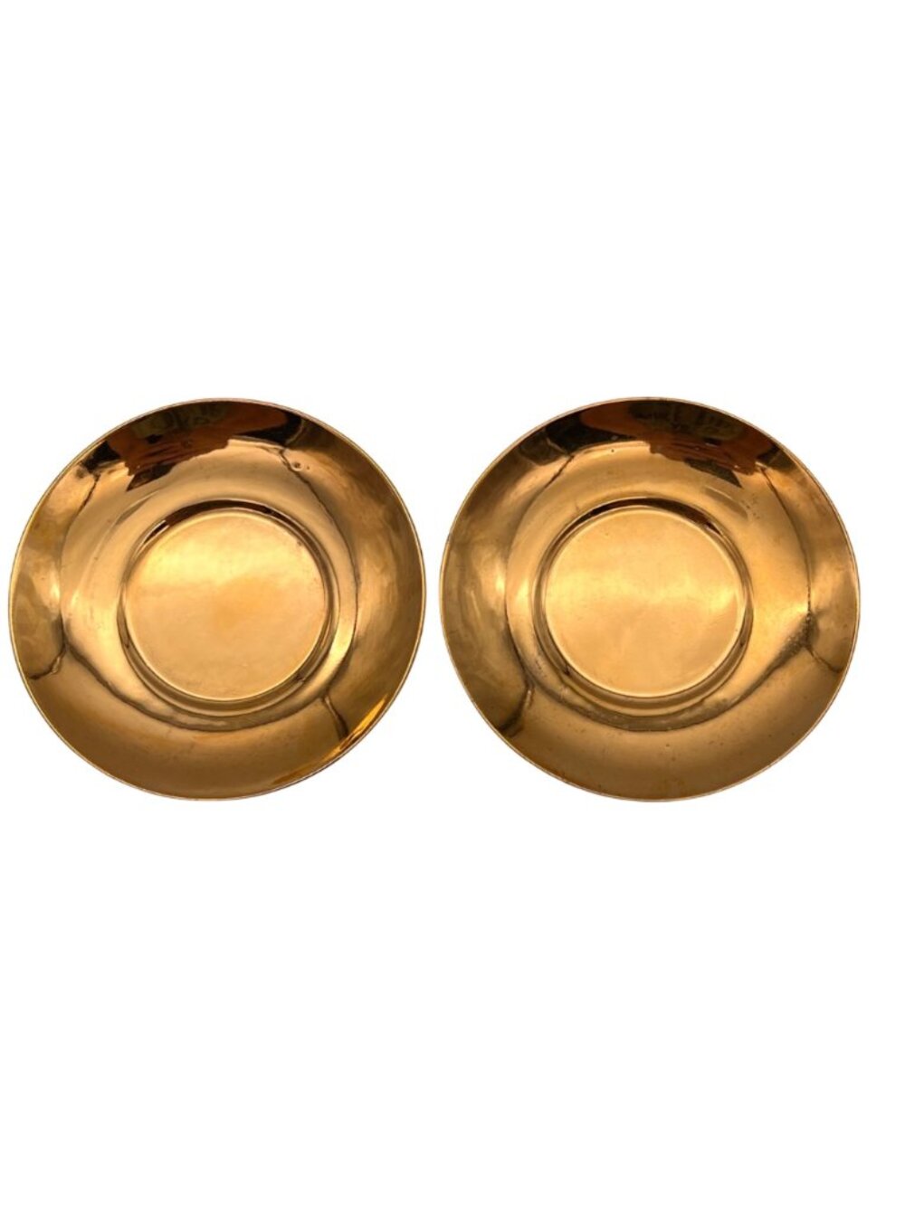 Vintage Fitz & Floyd FF Japan Gold Porcelain Espresso Tea Cup & Saucer Set Of 2 - Picture 2 of 13